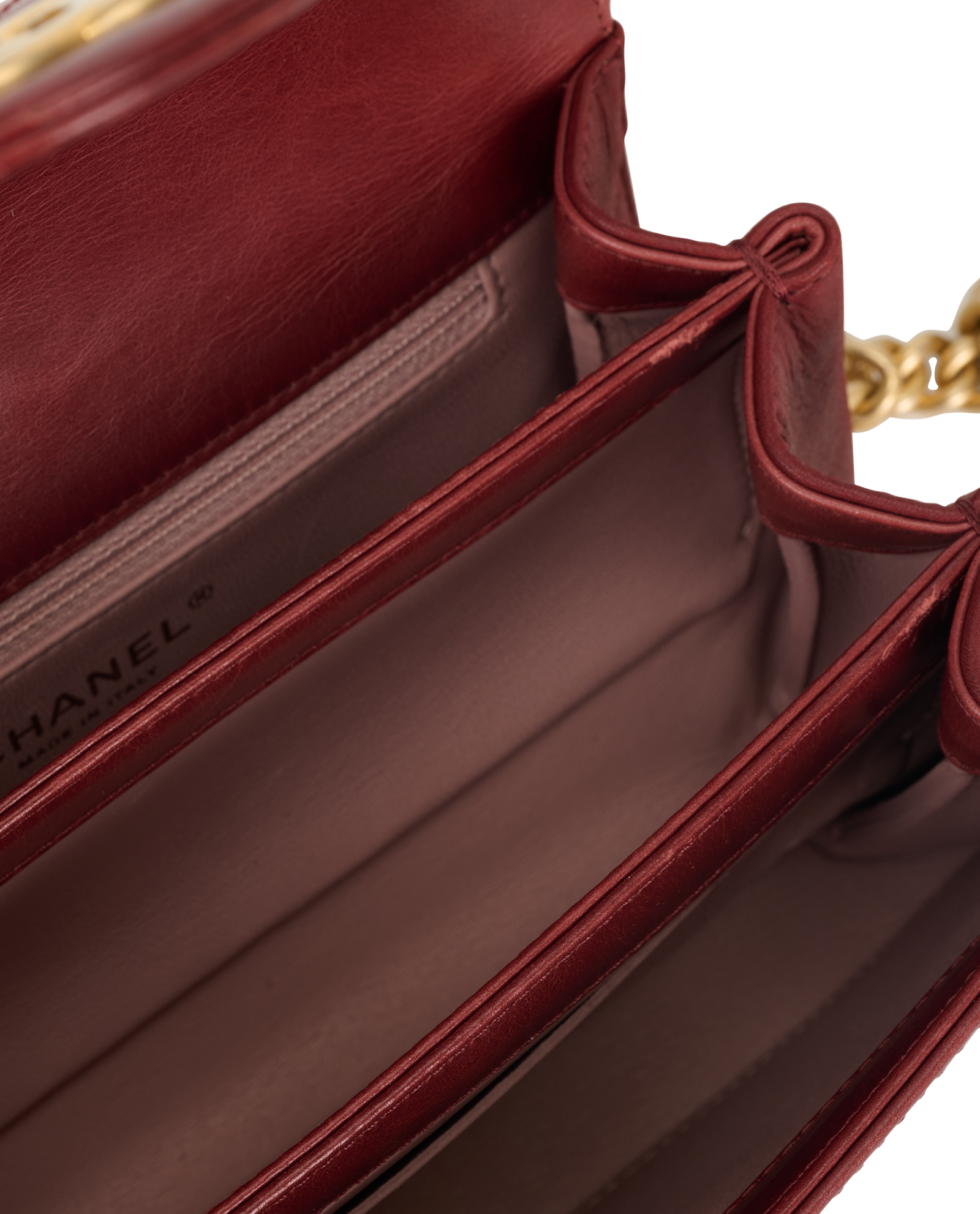 Paris-Cosmopolite Small Flap Bag, &pound;2,500, Handbags, Red, Leather, Other view